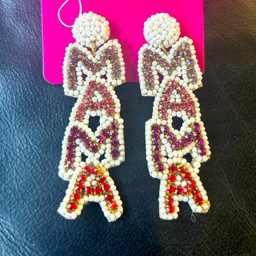 Mama Beaded Earrings